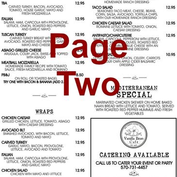 Vanilla Bean Cafe Pa